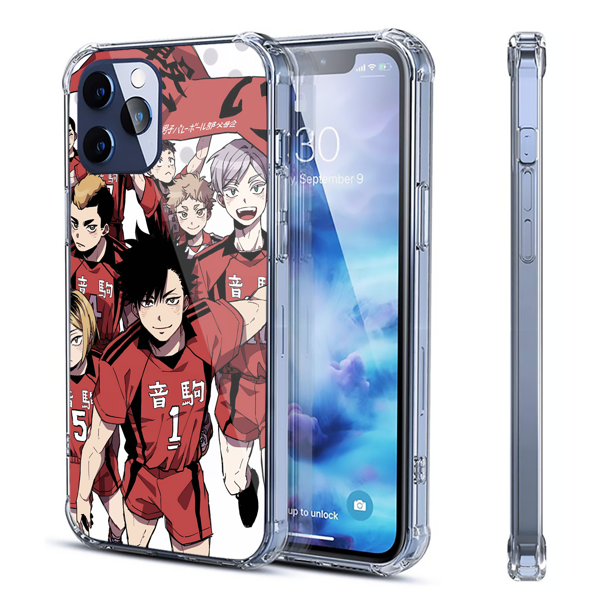 （画像用） ハイキュー!! Haikyu!! 【iPhone 12シリーズ対応】透明スマホケース（クリアソフトケース）